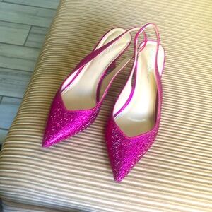 Betsey Johnson pink sparkle 💖 shoes